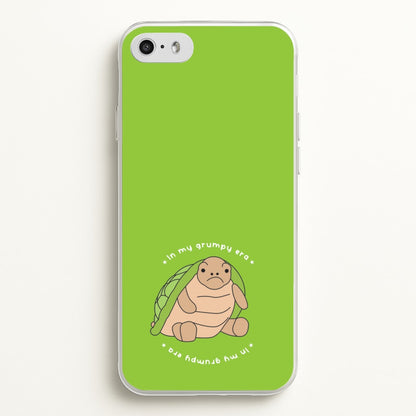 Grumpy Era Turtle  - Plushy Phone Case for iPhone 5 / 5s / SE 2016