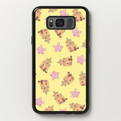 Sandcastles And Stars Pattern  - Plushy Phone Case for Galaxy S8