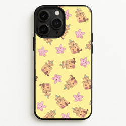 Sandcastles And Stars Pattern  - Plushy Phone Case for iPhone 11 Pro