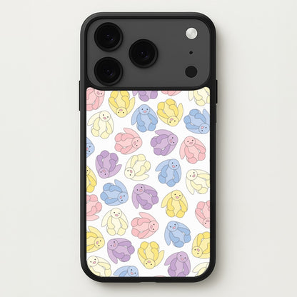 Pastel Bunnies Pattern Phone Case for iPhone 17 Pro