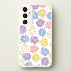 Pastel Bunnies Pattern  - Plushy Phone Case for Galaxy A15