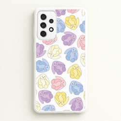 Pastel Bunnies Pattern  - Plushy Phone Case for Galaxy A52 / A52s