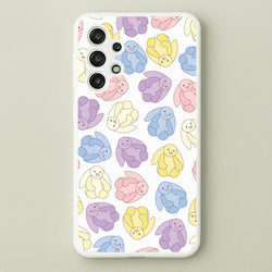 Pastel Bunnies Pattern  - Plushy Phone Case for Galaxy A13