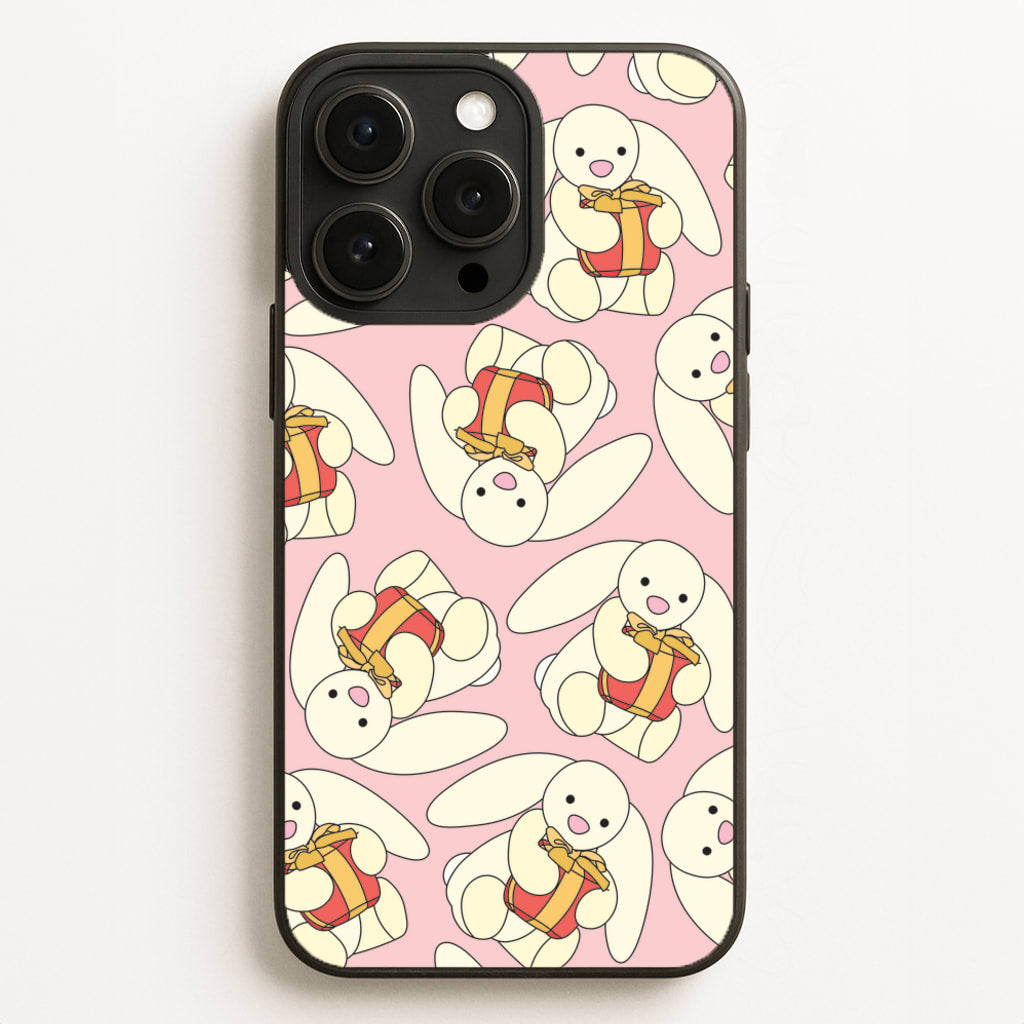 Bunny Present Pattern Phone Case