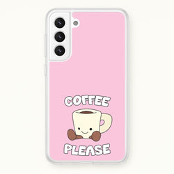Coffee Please Mug  - Plushy Phone Case for Galaxy S21