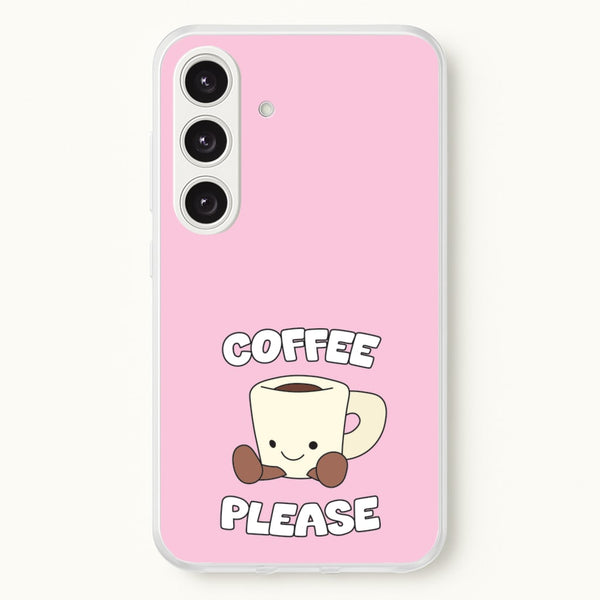 Coffee Please Mug  - Plushy Phone Case for Galaxy S25