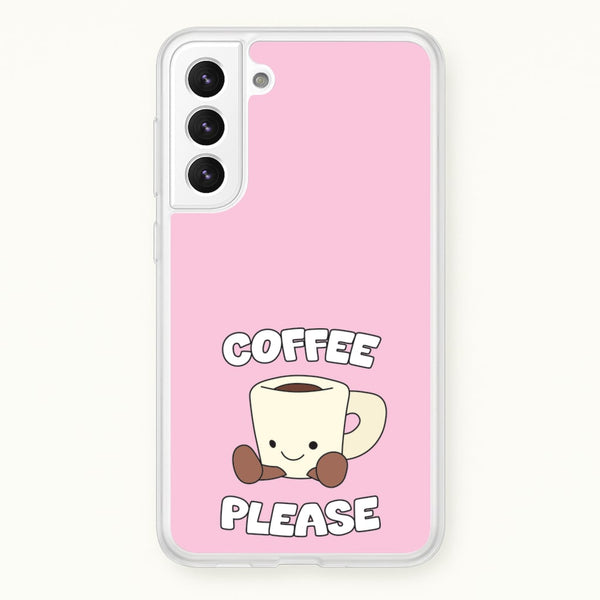 Coffee Please Mug  - Plushy Phone Case for Galaxy S22