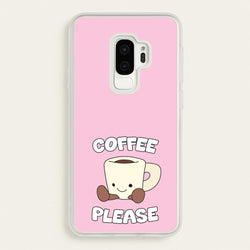 Coffee Please Mug  - Plushy Phone Case for Galaxy S9 Plus