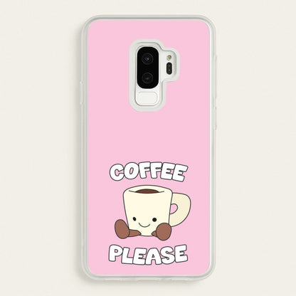 Coffee Please Mug  - Plushy Phone Case for Galaxy S9 Plus