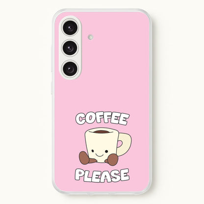 Coffee Please Mug  - Plushy Phone Case for Galaxy S24FE