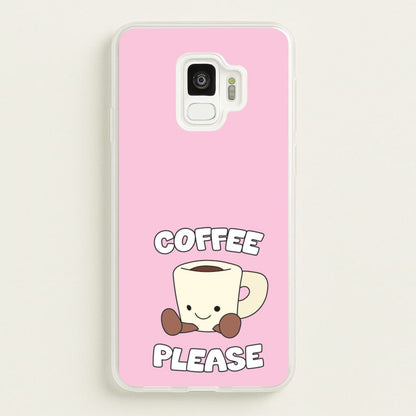 Coffee Please Mug  - Plushy Phone Case for Galaxy S9