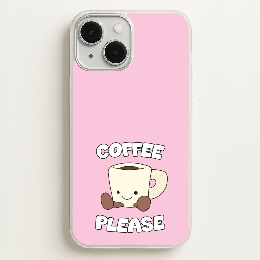 Coffee Please Mug  - Plushy Phone Case for iPhone 13 Mini