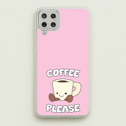 Coffee Please Mug  - Plushy Phone Case for Galaxy A12