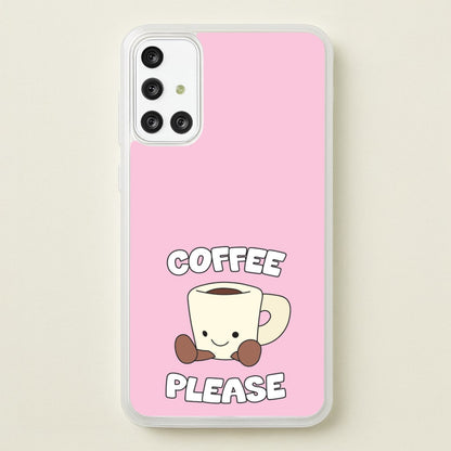 Coffee Please Mug  - Plushy Phone Case for Galaxy A71