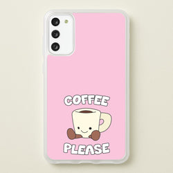 Coffee Please Mug  - Plushy Phone Case for Galaxy S20