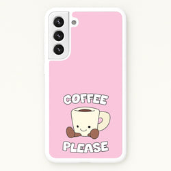 Coffee Please Mug  - Plushy Phone Case for Galaxy S22 Plus