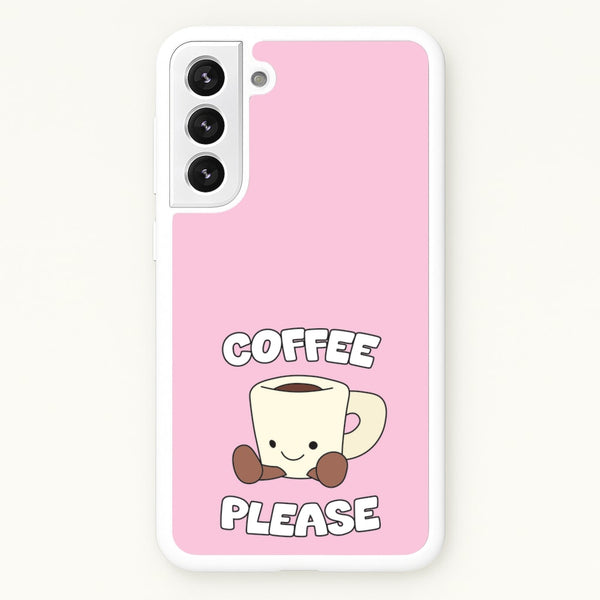 Coffee Please Mug  - Plushy Phone Case for Galaxy S22 Plus