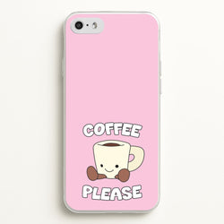 Coffee Please Mug  - Plushy Phone Case for iPhone 5 / 5s / SE 2016