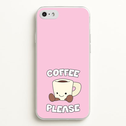 Coffee Please Mug  - Plushy Phone Case for iPhone 5 / 5s / SE 2016