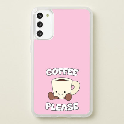 Coffee Please Mug  - Plushy Phone Case for Galaxy A41