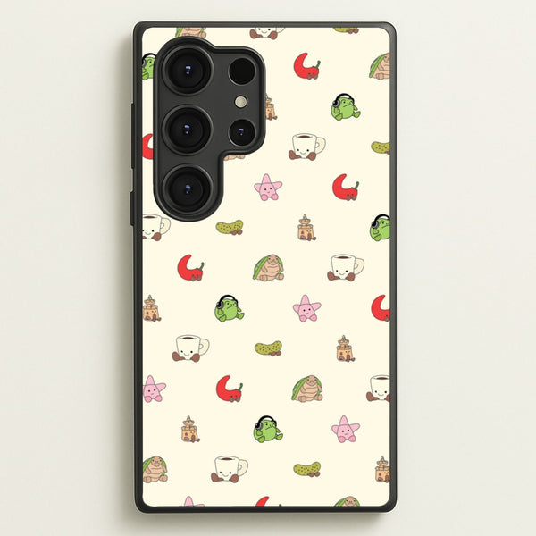 Plushies Pattern  - Plushy Phone Case for Galaxy S25 Ultra