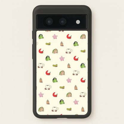 Plushies Pattern  - Plushy Phone Case for Google Pixel 8a