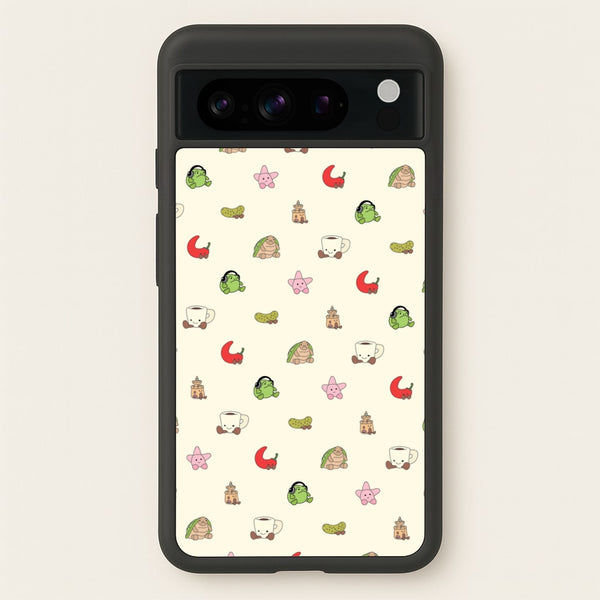 Plushies Pattern  - Plushy Phone Case for Google Pixel 8 Pro