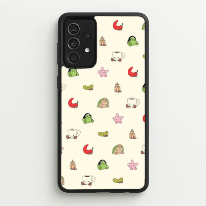 Plushies Pattern  - Plushy Phone Case for Galaxy A52 / A52s