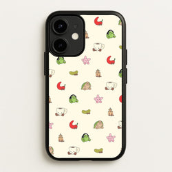 Plushies Pattern  - Plushy Phone Case for iPhone 12 / 12 Pro