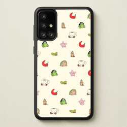Plushies Pattern  - Plushy Phone Case for Galaxy A71