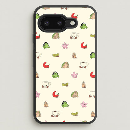 Plushies Pattern  - Plushy Phone Case for Google Pixel 9a