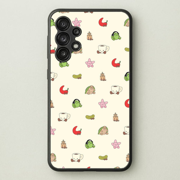 Plushies Pattern  - Plushy Phone Case for Galaxy A13