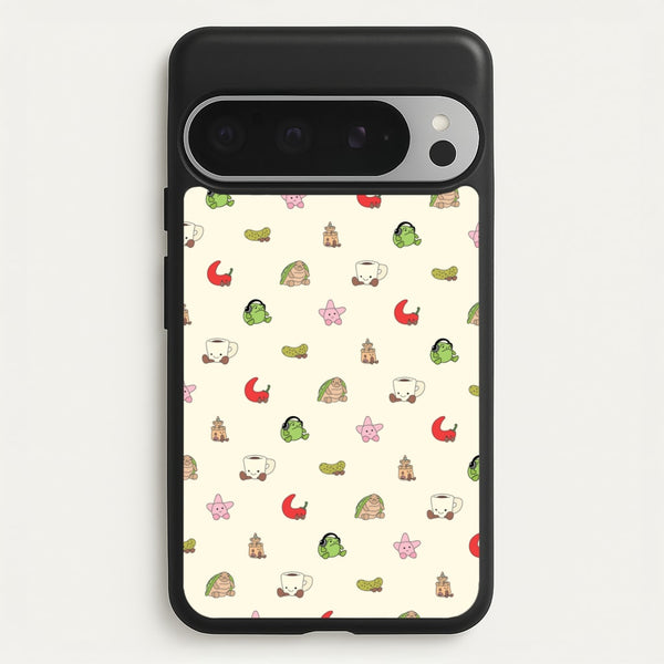 Plushies Pattern  - Plushy Phone Case for Google Pixel 9 Pro XL