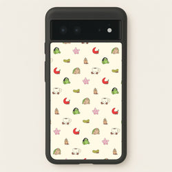 Plushies Pattern  - Plushy Phone Case for Google Pixel 6