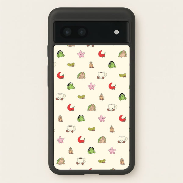 Plushies Pattern  - Plushy Phone Case for Google Pixel 7a