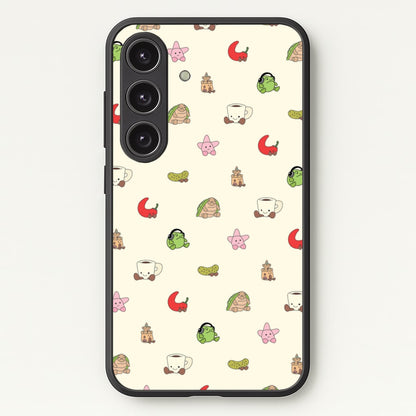 Plushies Pattern  - Plushy Phone Case for Galaxy S24