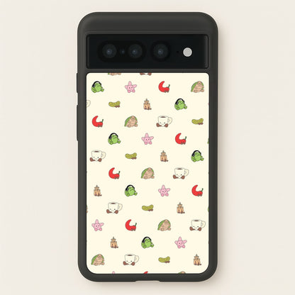 Plushies Pattern  - Plushy Phone Case for Google Pixel 7 Pro
