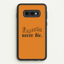 Legends Never Die - Juice  - Juice WRLD Phone Case for Galaxy S10e