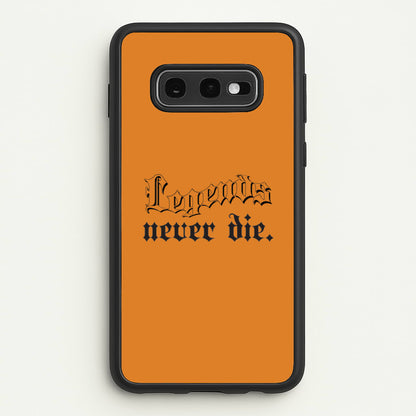 Legends Never Die - Juice  - Juice WRLD Phone Case for Galaxy S10e