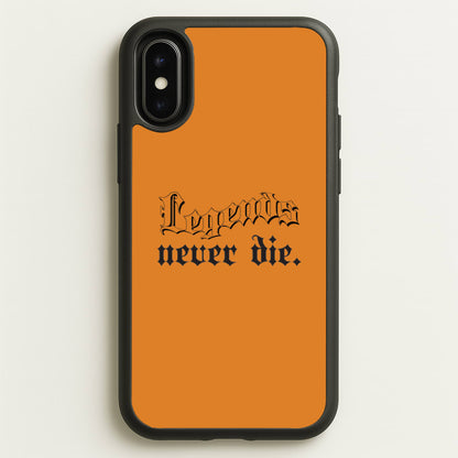 Legends Never Die - Juice  - Juice WRLD Phone Case for iPhone X / XS