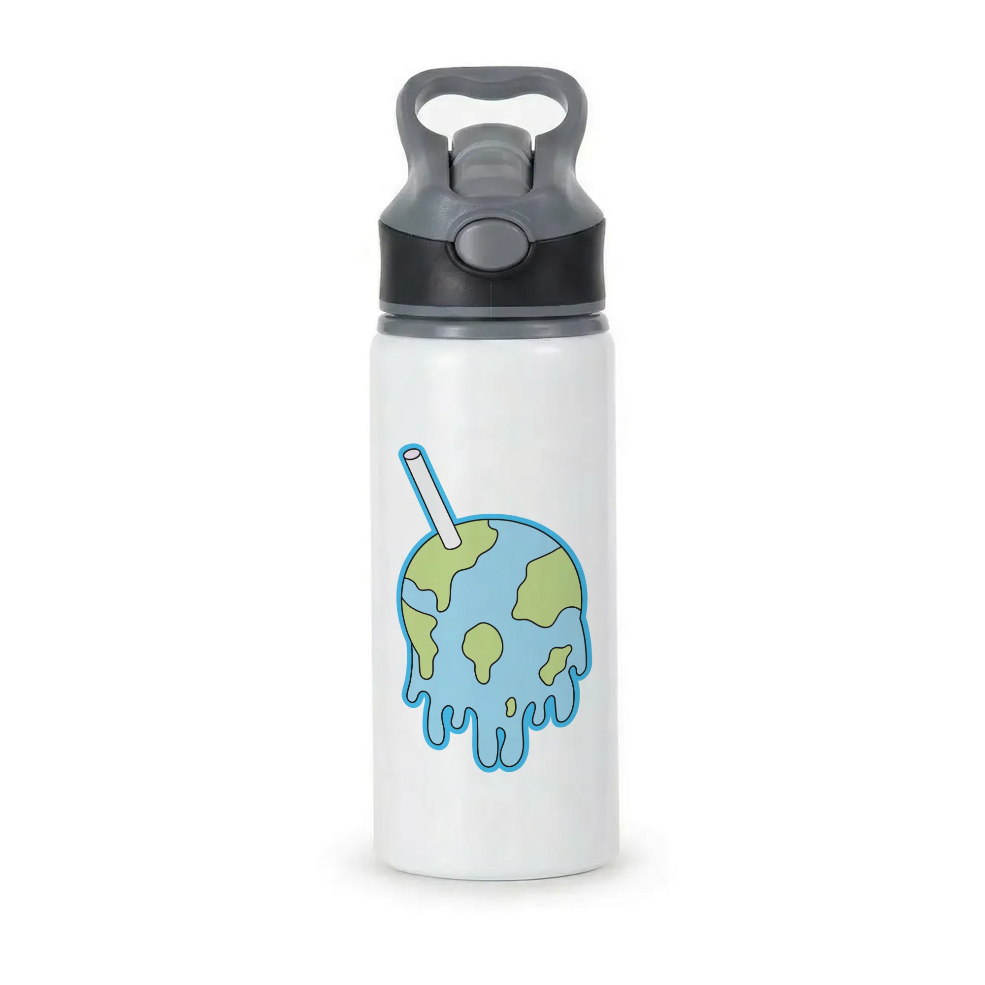 Straw - Juice Active Water Bottle - Black
