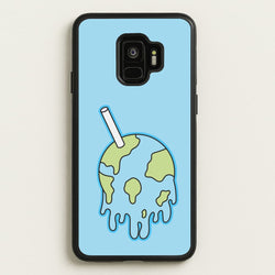 Straw - Juice  - Juice WRLD Phone Case for Galaxy S9