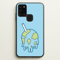 Straw - Juice  - Juice WRLD Phone Case for Galaxy A21s
