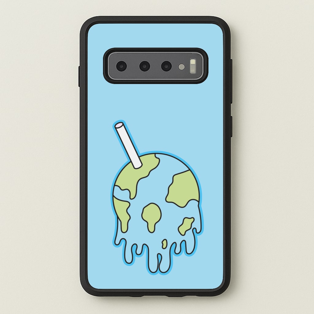 Straw - Juice  - Juice WRLD Phone Case for Galaxy S10