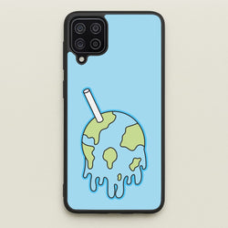 Straw - Juice  - Juice WRLD Phone Case for Galaxy A12