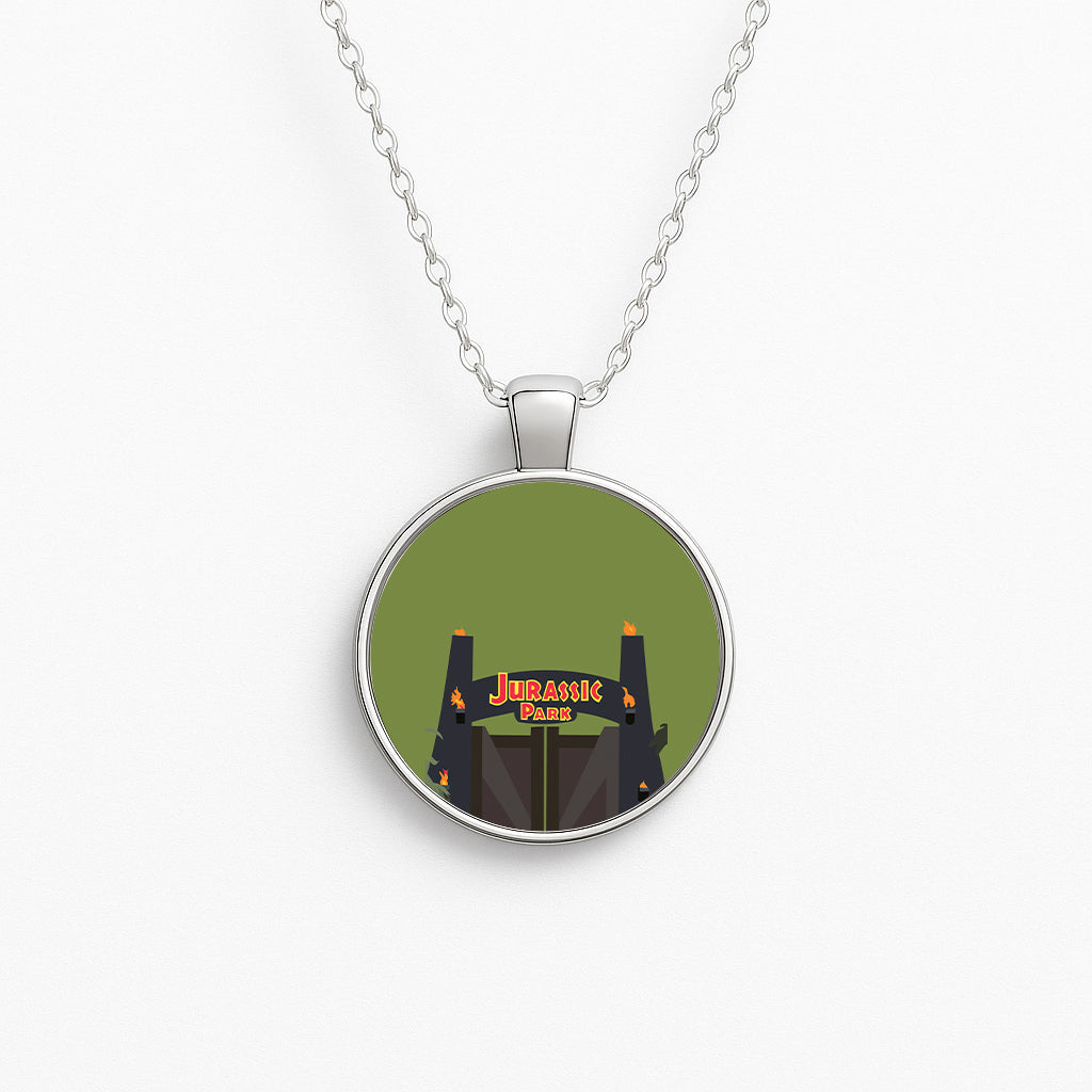 The gate - Dinosaur Park Necklace