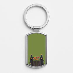 The gate - Dinosaur Park Luxury Keyring