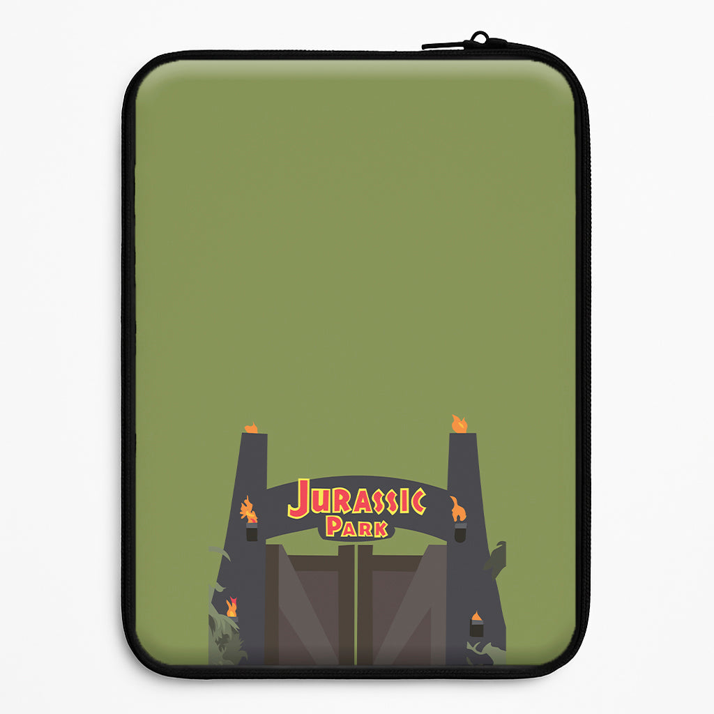 The gate - Dinosaur Park Laptop Sleeve