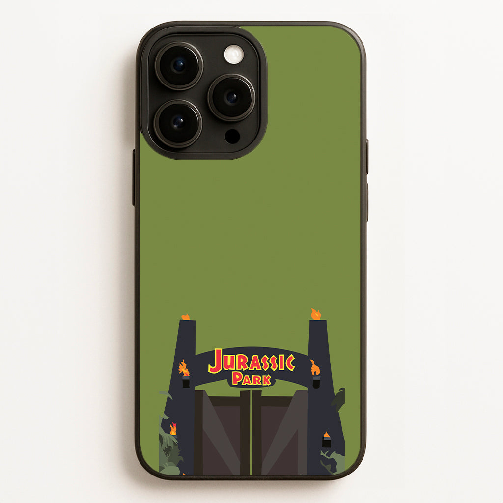 The gate - Dinosaur Park Phone Case