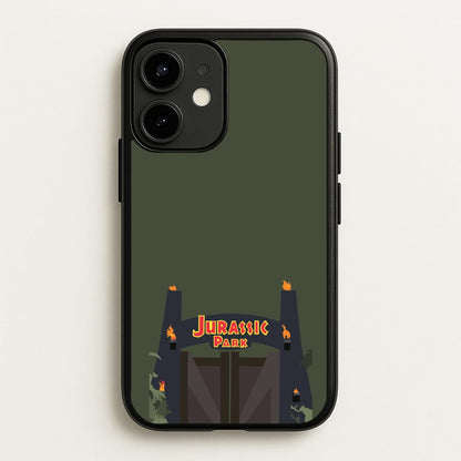 The gate - Dinosaur Park  - Jurassic Park Phone Case for iPhone 12 Mini
